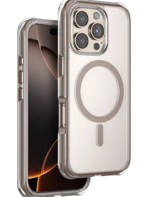 Onegif Apple iPhone 16 Pro Max Hulk Magsafe Kapak - Çöl Titanyum