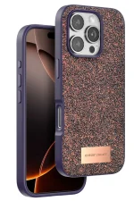 Onegif iPhone 16 Pro Bright Simli Kapak - Derin Mor