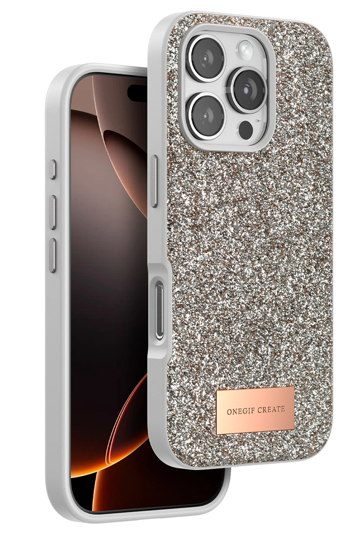 onegif-iphone-16-pro-max-bright-simli-kapak-kahverengi-default.webp Onegif iPhone 16 Pro Max Bright Simli Kapak - Çöl Titanyum - Görsel 1