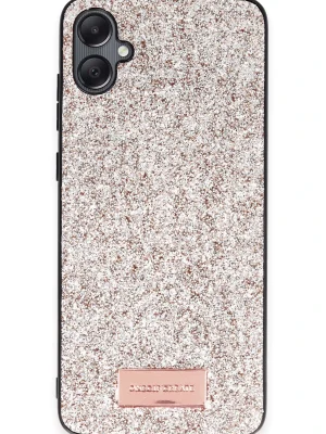 Onegif Samsung Galaxy A05 Bright Simli Kapak - Gold