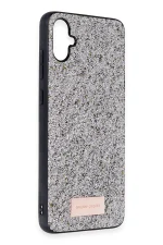 Onegif Samsung Galaxy A05 Bright Simli Kapak - Gümüş - Görsel 2