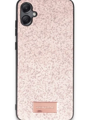 Onegif Samsung Galaxy A05 Bright Simli Kapak - Pembe