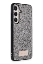 Onegif Samsung Galaxy A25 5G Bright Simli Kapak - Gümüş - Görsel 2