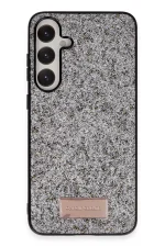 Onegif Samsung Galaxy A25 5G Bright Simli Kapak - Gümüş