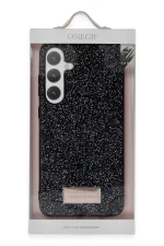 Onegif Samsung Galaxy A55 5G Bright Simli Kapak - Gümüş - Görsel 3