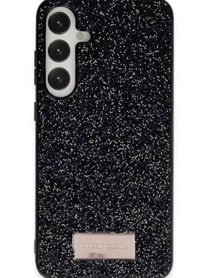 Onegif Samsung Galaxy A55 5G Bright Simli Kapak - Siyah