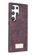 Onegif Samsung Galaxy S23 Ultra Bright Simli Kapak - Derin Mor - Görsel 2