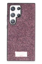 Onegif Samsung Galaxy S23 Ultra Bright Simli Kapak - Derin Mor