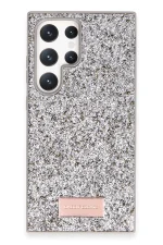 Onegif Samsung Galaxy S23 Ultra Bright Simli Kapak - Gümüş