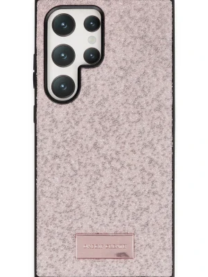 Onegif Samsung Galaxy S23 Ultra Bright Simli Kapak - Pembe