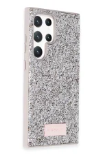 Onegif Samsung Galaxy S24 Ultra Bright Simli Kapak - Gümüş - Görsel 2