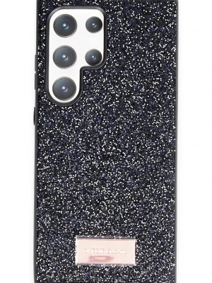 Onegif Samsung Galaxy S24 Ultra Bright Simli Kapak - Siyah