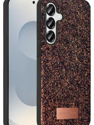 Onegif Samsung Galaxy S25 Bright Simli Kapak - Derin Mor