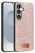 Onegif Samsung Galaxy S25 Plus Bright Simli Kapak - Pembe