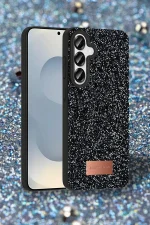 Onegif Samsung Galaxy S25 Plus Bright Simli Kapak - Pembe - Görsel 3