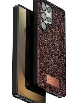 Onegif Samsung Galaxy S25 Ultra Bright Simli Kapak - Derin Mor