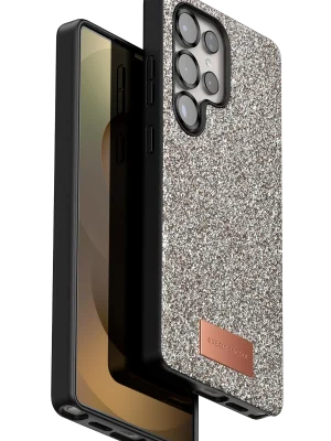 Onegif Samsung Galaxy S25 Ultra Bright Simli Kapak - Gold