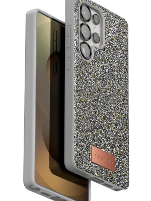 Onegif Samsung Galaxy S25 Ultra Bright Simli Kapak - Gümüş