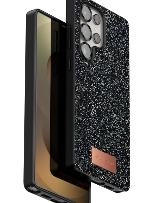 Onegif Samsung Galaxy S25 Ultra Bright Simli Kapak - Siyah