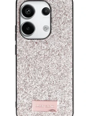 Onegif Xiaomi Redmi Note 13 Pro 4G Bright Simli Kapak - Gold