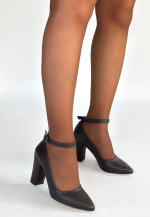 Rity Kahverengi Cilt Topuklu Ayakkabı (Numara: 40) - Görsel 2