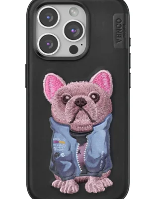 Venco iPhone 14 Pro Max Cute Desenli Kapak - Siyah