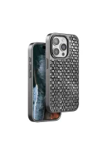 Venco iPhone 15 Pro Brand Kapak - Gümüş - Görsel 2