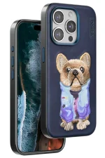 Venco iPhone 15 Pro Max Cute Desenli Kapak - Lacivert - Görsel 2