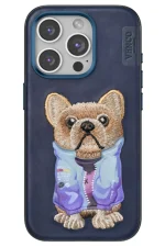 Venco iPhone 15 Pro Max Cute Desenli Kapak - Lacivert