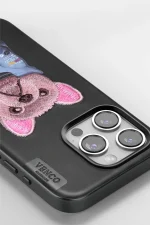 Venco iPhone 15 Pro Max Cute Desenli Kapak - Lacivert - Görsel 4