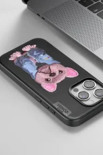 Venco iPhone 15 Pro Max Cute Desenli Kapak - Lacivert - Görsel 5