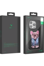 Venco iPhone 15 Pro Max Cute Desenli Kapak - Siyah - Görsel 6