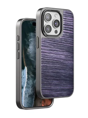 Venco iPhone 15 Pro Max Wave Kapak - Derin Mor