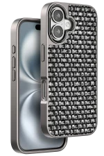 Venco iPhone 16 Brand Kapak - Gümüş