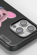 Venco iPhone 16 Cute Desenli Kapak - Kahverengi - Görsel 2