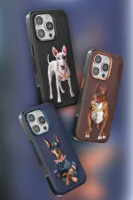 Venco iPhone 16 Perma Desenli Kapak - Kahverengi - Görsel 3