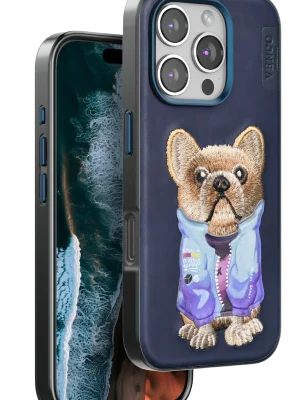 Venco iPhone 16 Pro Max Cute Desenli Kapak - Lacivert