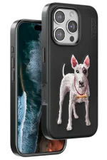 Venco iPhone 16 Pro Max Perma Desenli Kapak - Siyah