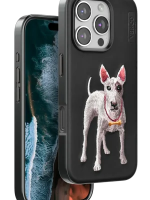 Venco iPhone 16 Pro Max Perma Desenli Kapak - Siyah