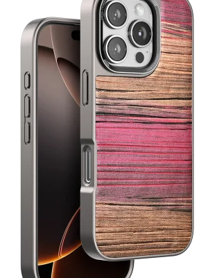 Venco iPhone 16 Pro Max Wave Kapak - Pembe