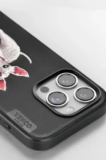 Venco iPhone 16 Pro Perma Desenli Kapak - Kahverengi - Görsel 2