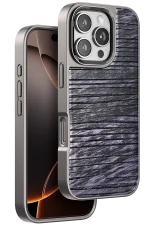 Venco iPhone 16 Pro Wave Kapak - Derin Mor