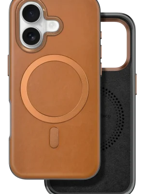 Venco iPhone 16 Puskas Magsafe Kapak - Açık Kahve