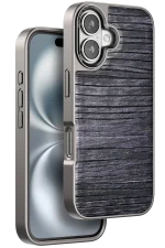 Venco iPhone 16 Wave Kapak - Derin Mor