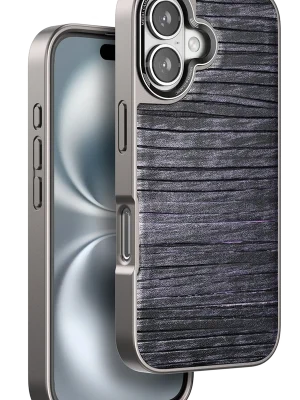 Venco iPhone 16 Wave Kapak - Derin Mor