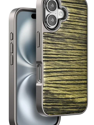 Venco iPhone 16 Wave Kapak - Koyu Kahve