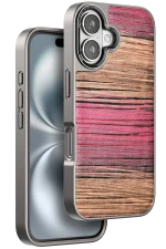 Venco iPhone 16 Wave Kapak - Pembe