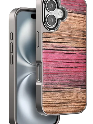 Venco iPhone 16 Wave Kapak - Pembe