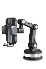 Vlike V13 Vantuzlu 360 Derece Ayarlanabilir Araç Tutucu - Siyah