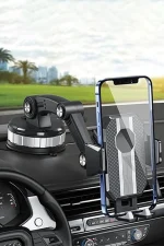 Vlike V13 Vantuzlu 360 Derece Ayarlanabilir Araç Tutucu - Siyah - Görsel 3